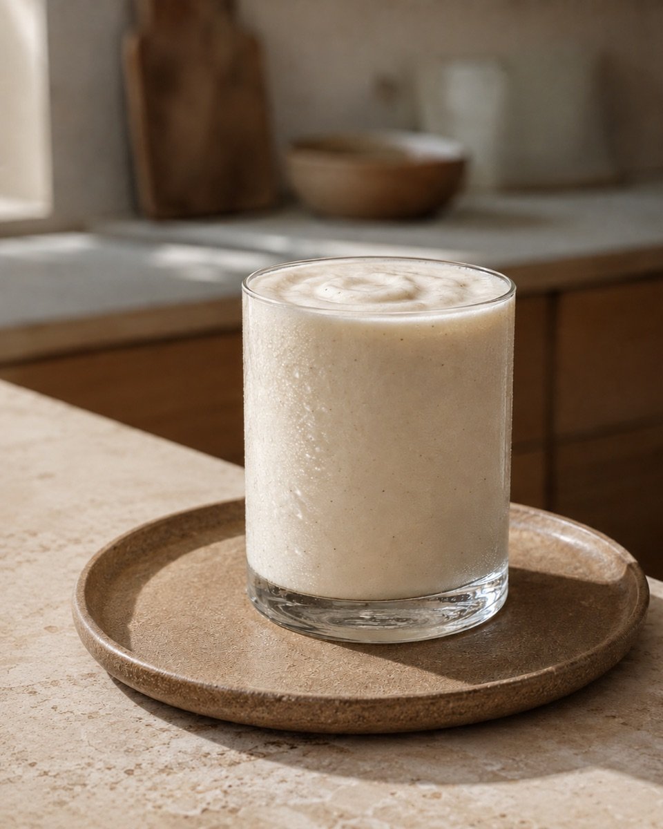 Vanilla Greek Yogurt + Banana Power Smoothie