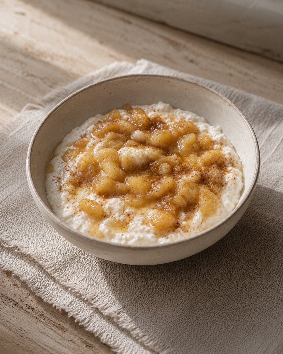 Cottage Cheese + Honey-Roasted Pear Bowl